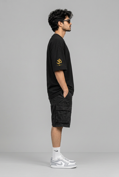 Black Krishna T-shirt right-side view