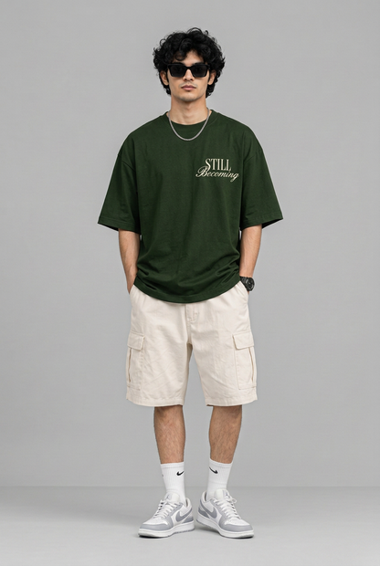Green T-shirt front view