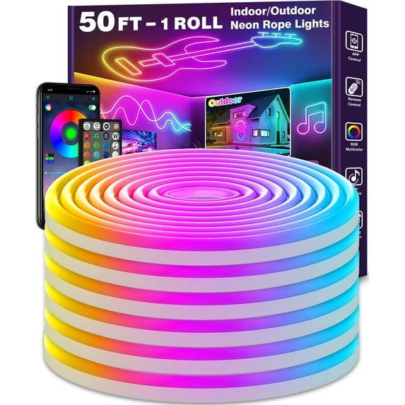 EMG RGB Neon LED Strip Lights – 16 Million Colors, App & Remote Control, Music Sync